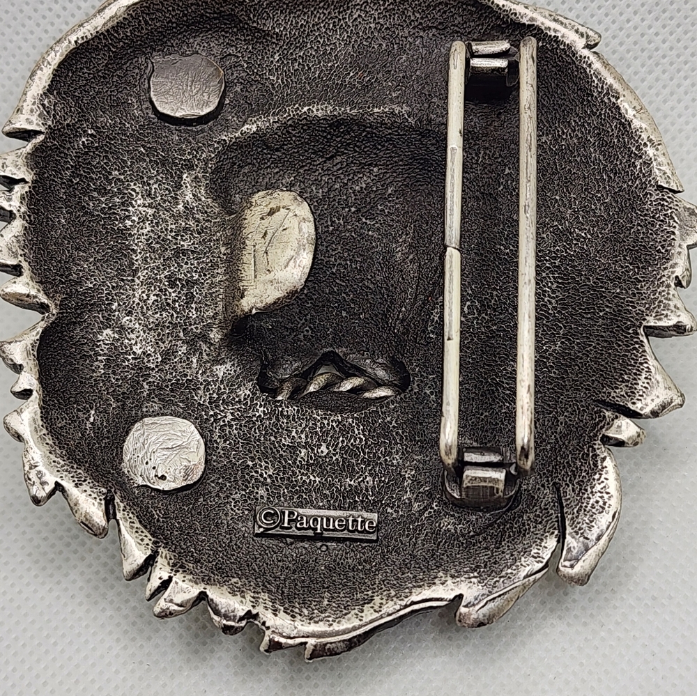Douglas Paquette Runway 1980-90s Lion Head Buckle - Picture 4 of 6